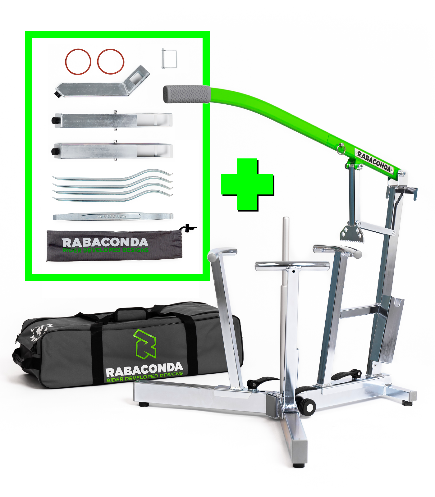 fahrradwerkzeug ebay Dirt Bike Tire Changer + Lift Kit + Pro Tire Irons Bundle – Rabaconda